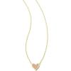 GOLD - LIGHT PINK DRUSY