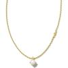 Kendra Scott Maisie 18K Gold Vermeil Pendant Necklace(WHITE PEARL)