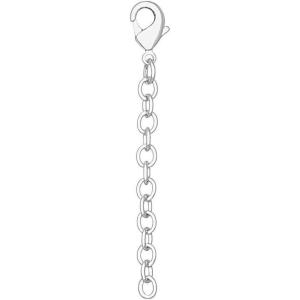 Kendra Scott 2″ Necklace Extender for Women, Fine Jewelry, 14k Gold-Plated, Lobster Clasp(RHODIUM)