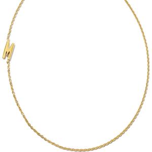 Kendra Scott Letter A-Z Inline Initial Necklace, 18k Gold Vermeil(M)