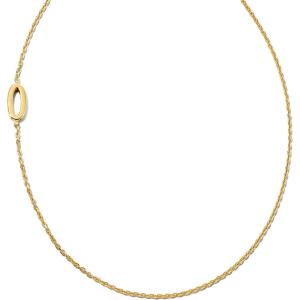 Kendra Scott Letter A-Z Inline Initial Necklace, 18k Gold Vermeil(O)