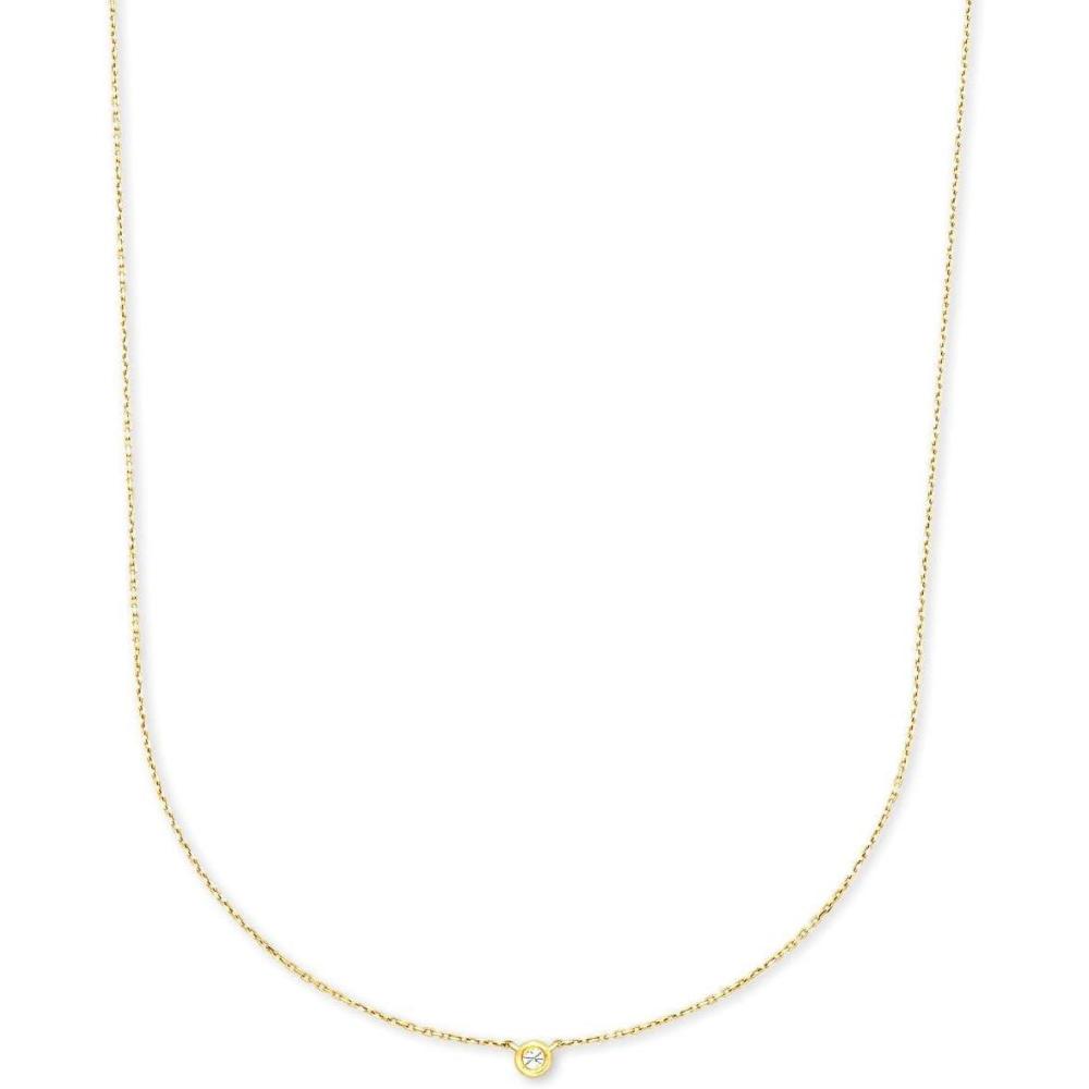 image:imageKendra Scott Audrey Pendant Necklace Fine Jewelry for Women14K GOLD WHITE DIAMOND