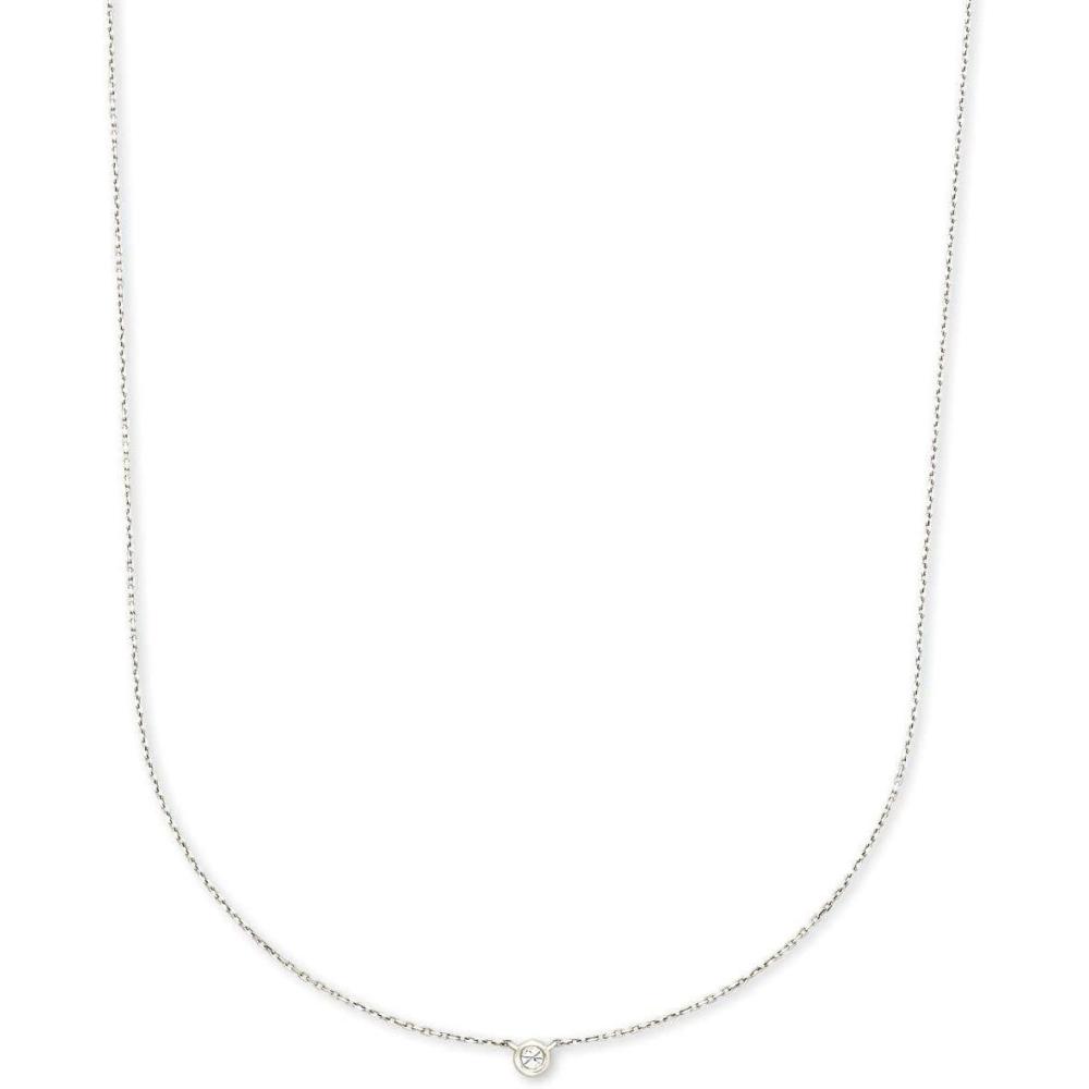 image:imageKendra Scott Audrey Pendant Necklace Fine Jewelry for Women14K WHITE GOLD WHITE DIAMOND