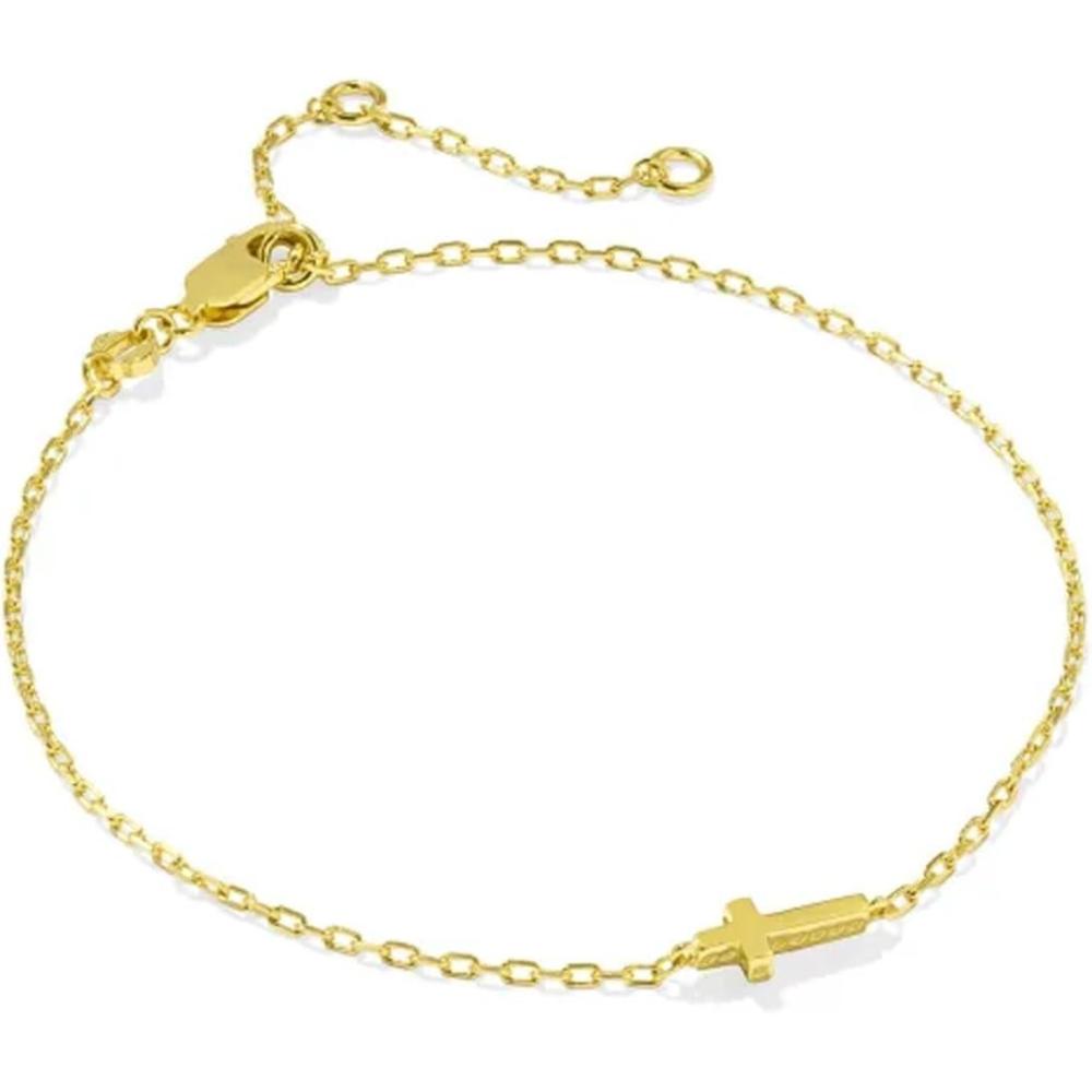 image:imageKendra Scott Cross Inline Bracelet 18k Gold Vermeil