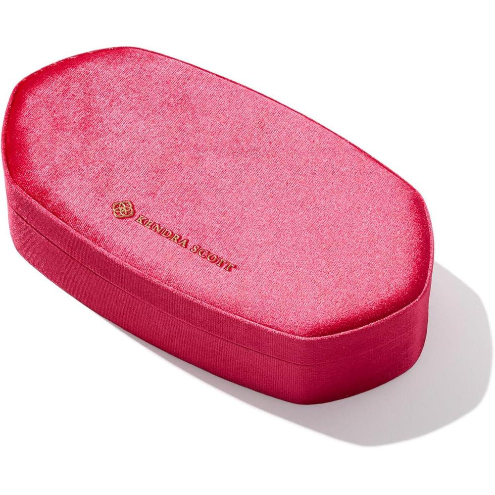 image:imageKendra Scott Danielle Velvet Box Medium Case BlueBerry Pink