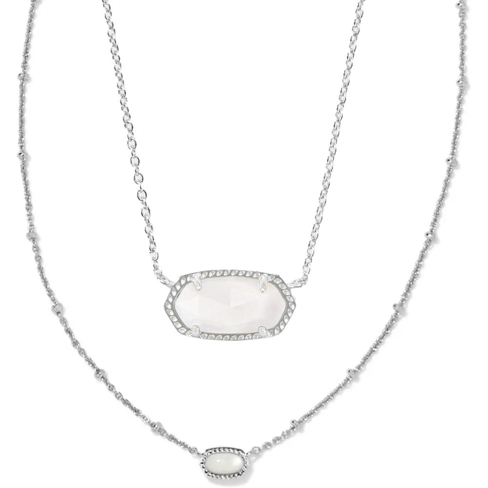 image:imageKendra Scott Elisa Gift Set Of 2 Fashion Jewelry for WomenRHODIUM IVORY MOTHER OF PEARL