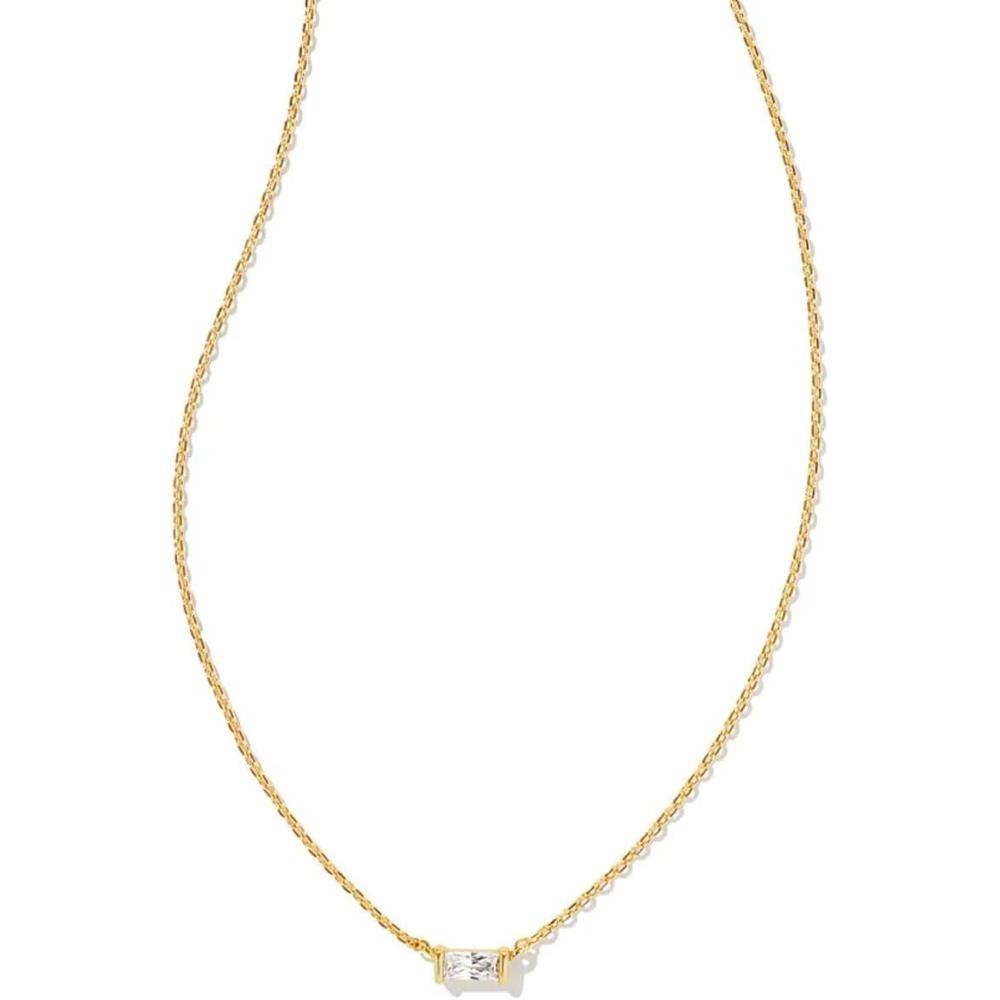 image:imageKendra Scott Juliette Necklace Fashion Jewelry for WomenGOLD WHITE CRYSTAL