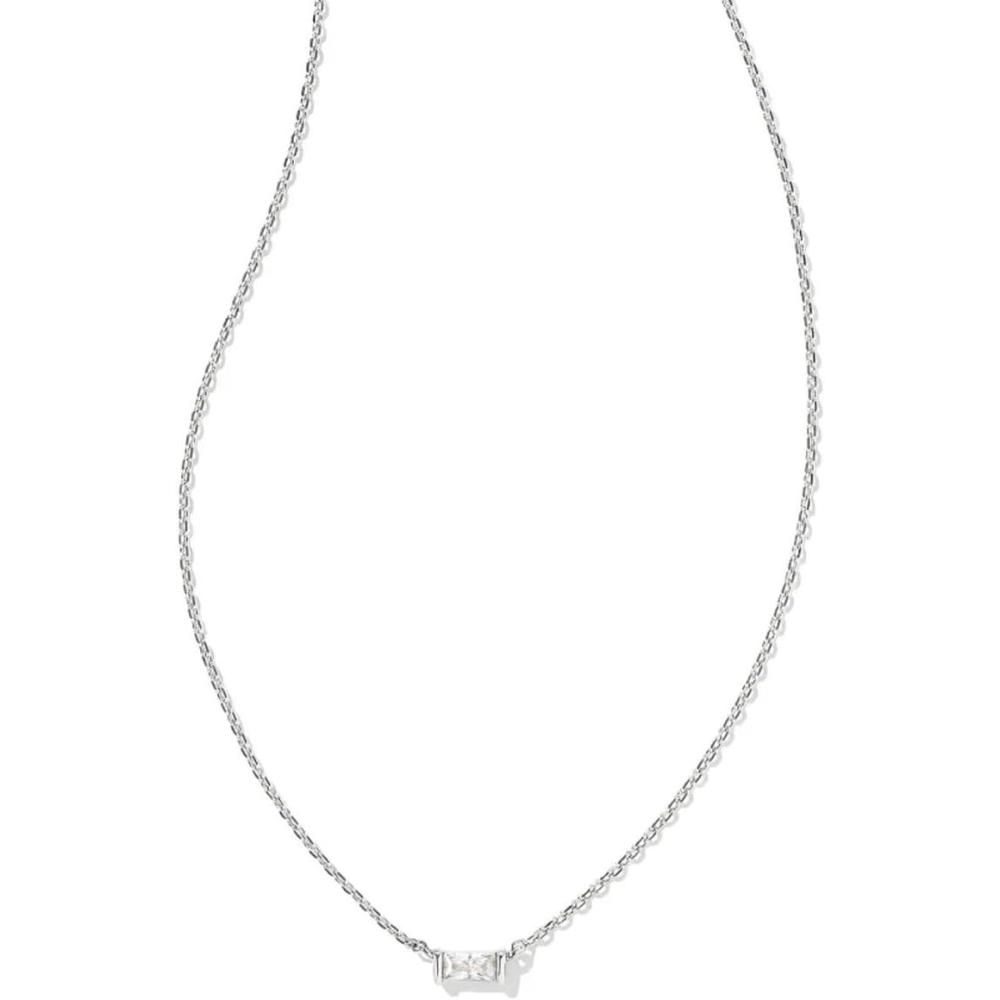 image:imageKendra Scott Juliette Necklace Fashion Jewelry for WomenRHODIUM WHITE CRYSTAL
