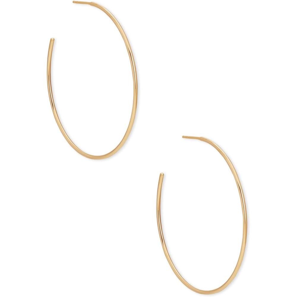 image:imageKendra Scott Keeley Hoop Earrings in 18k Gold Vermeil