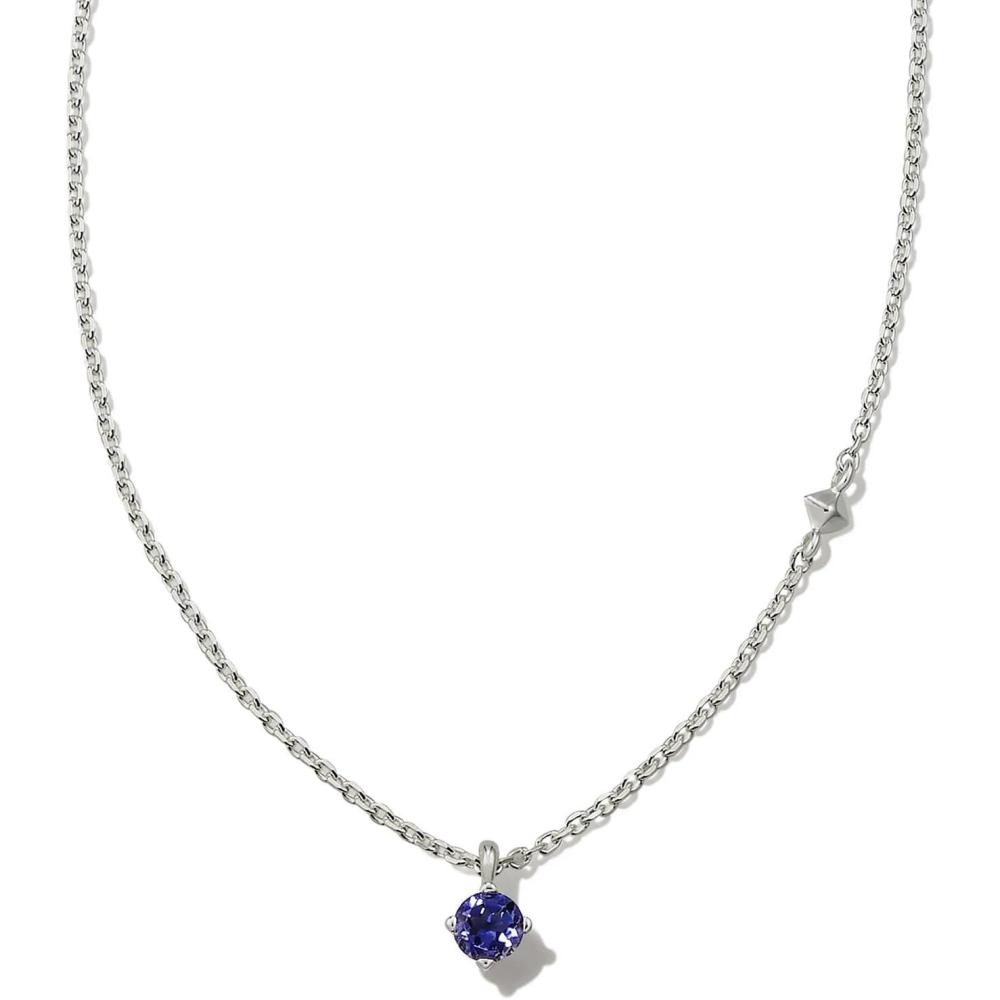 image:imageKendra Scott Maisie Sterling Silver Pendant NecklaceBLUE IOLITE