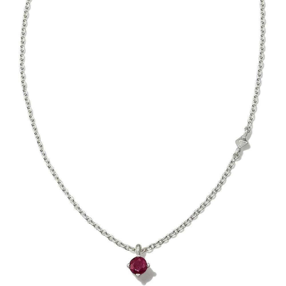 image:imageKendra Scott Maisie Sterling Silver Pendant NecklaceRUBY