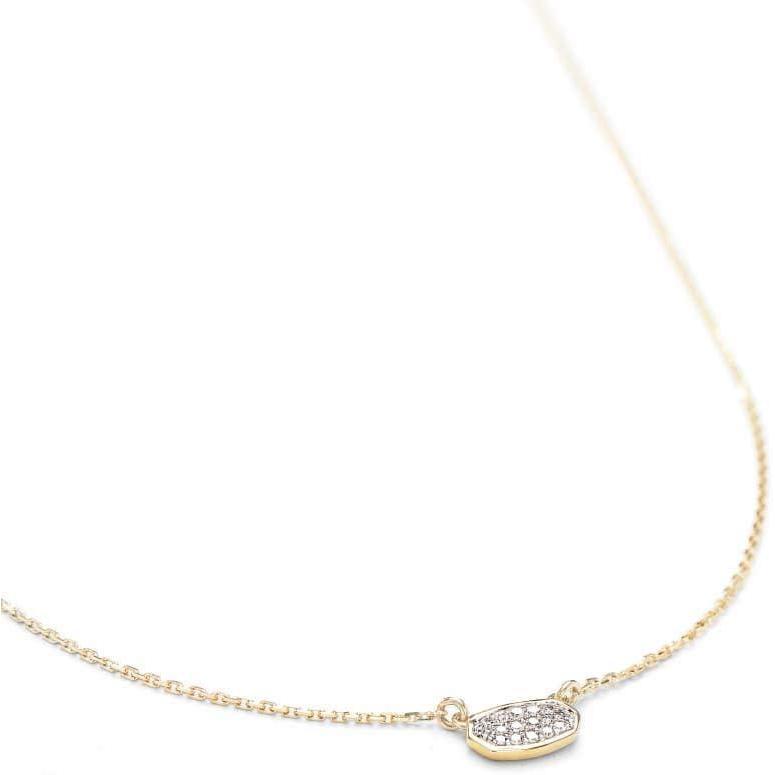 image:imageKendra Scott White Diamond Marisa Pendant Necklace in 14k Gold Fine Jewelry for Women14K YELLOW GOLD  CRYSTAL CLEAR DIAMOND