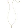 Kendra Scott Cross Pendant Necklace for Women, Fashion Jewelry(GOLD – IVORY MOTHER OF PEARL)