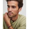 Kendra Scott Grey Beaded Bracelet for Men, Fashion Jewelry