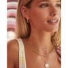 Kendra Scott Juliette Necklace, Fashion Jewelry for Women(GOLD – WHITE CRYSTAL)