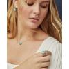 Kendra Scott Lee Drop Earrings in Sterling Silver, Fine Jewelry for Women(IVORY MOTHER OF PEARL)