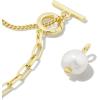 Kendra Scott Leighton Pearl Chain Necklace(GOLD – WHITE PEARL)