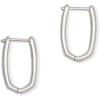 Kendra Scott Ellen Huggie Earrings(STERLING SILVER – SILVER METAL)