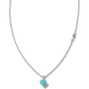 Kendra Scott Maisie Sterling Silver Pendant Necklace(TURQUOISE)