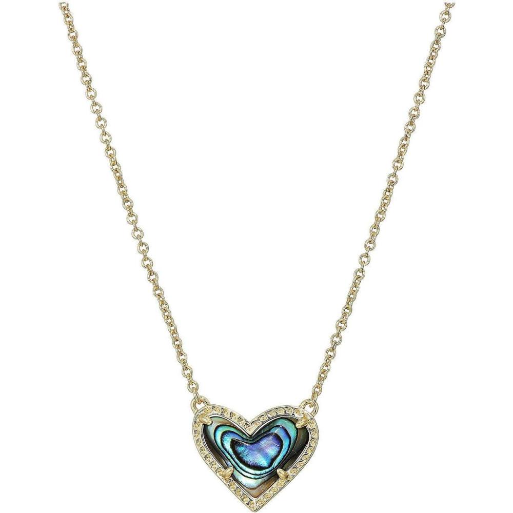 image:imageKendra Scott Ari Heart Adjustable Length Pendant Necklace for Women Fashion JewelryGOLD ABALONE SHELL