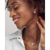 Kendra Scott Ari Heart Adjustable Length Pendant Necklace for Women, Fashion Jewelry(GOLD – NEON PINK)