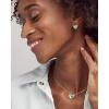 Kendra Scott Ari Heart Adjustable Length Pendant Necklace for Women, Fashion Jewelry(GOLD – WATERCOLOR PEARLIZED CLEAR GLASS)