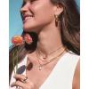 Kendra Scott Cailey Butterfly Pendant Necklace, Fashion Jewelry for Women(GOLD PINK OPALESCENT RESIN)