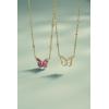 Kendra Scott Cailey Butterfly Pendant Necklace, Fashion Jewelry for Women(RHODIUM-IVORY MOTHER OF PEARL)