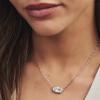 Kendra Scott Elisa Luxe Pendant Necklace, Fashion Jewelry for Women(RHODIUM-WHITE CUBIC ZIRCONIA)