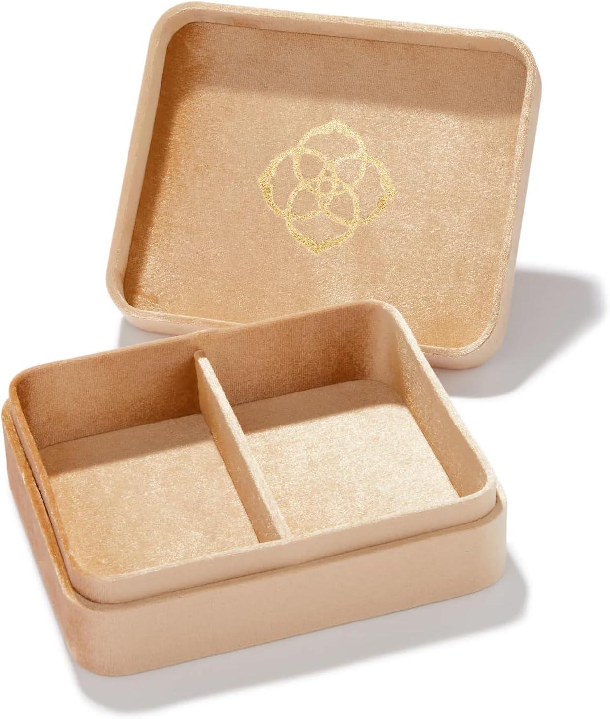 image:imageKendra Scott Mattie Large Case in Champagne Velvet