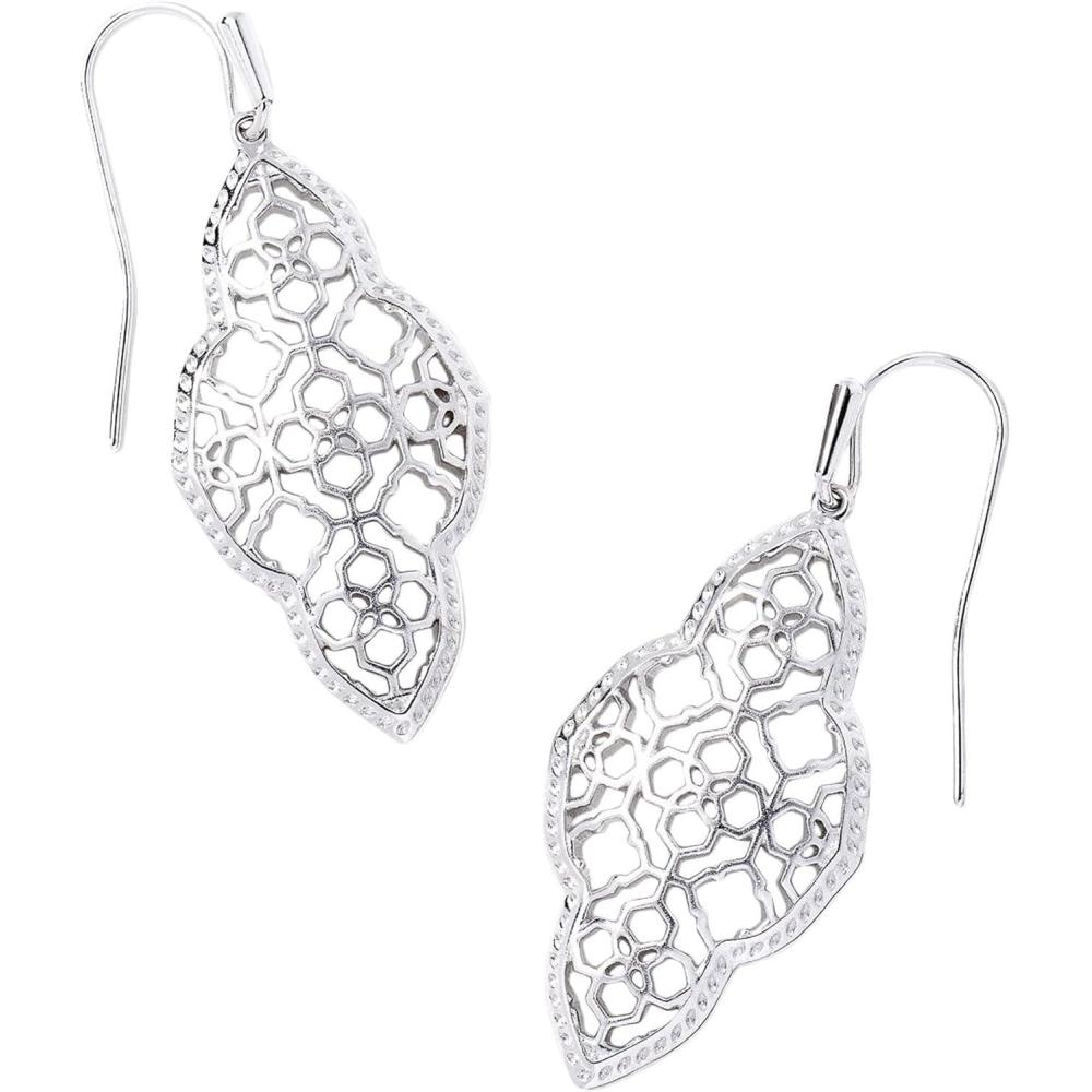 image:imageKendra Scott Abbie Drop Earring Fashion Jewelry for WomenRHODIUM