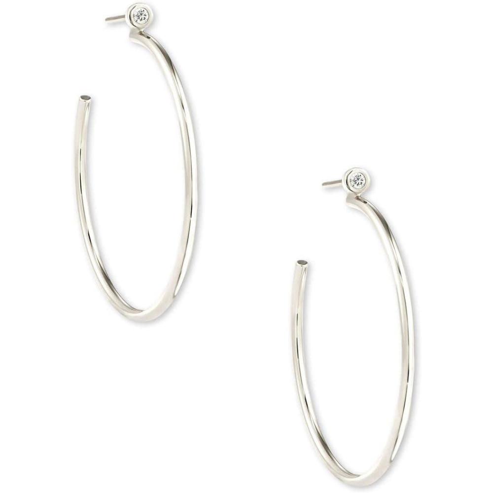 image:imageKendra Scott Audrey Hoop Earring in 14k White Gold Fine Jewelry for Women White Diamond