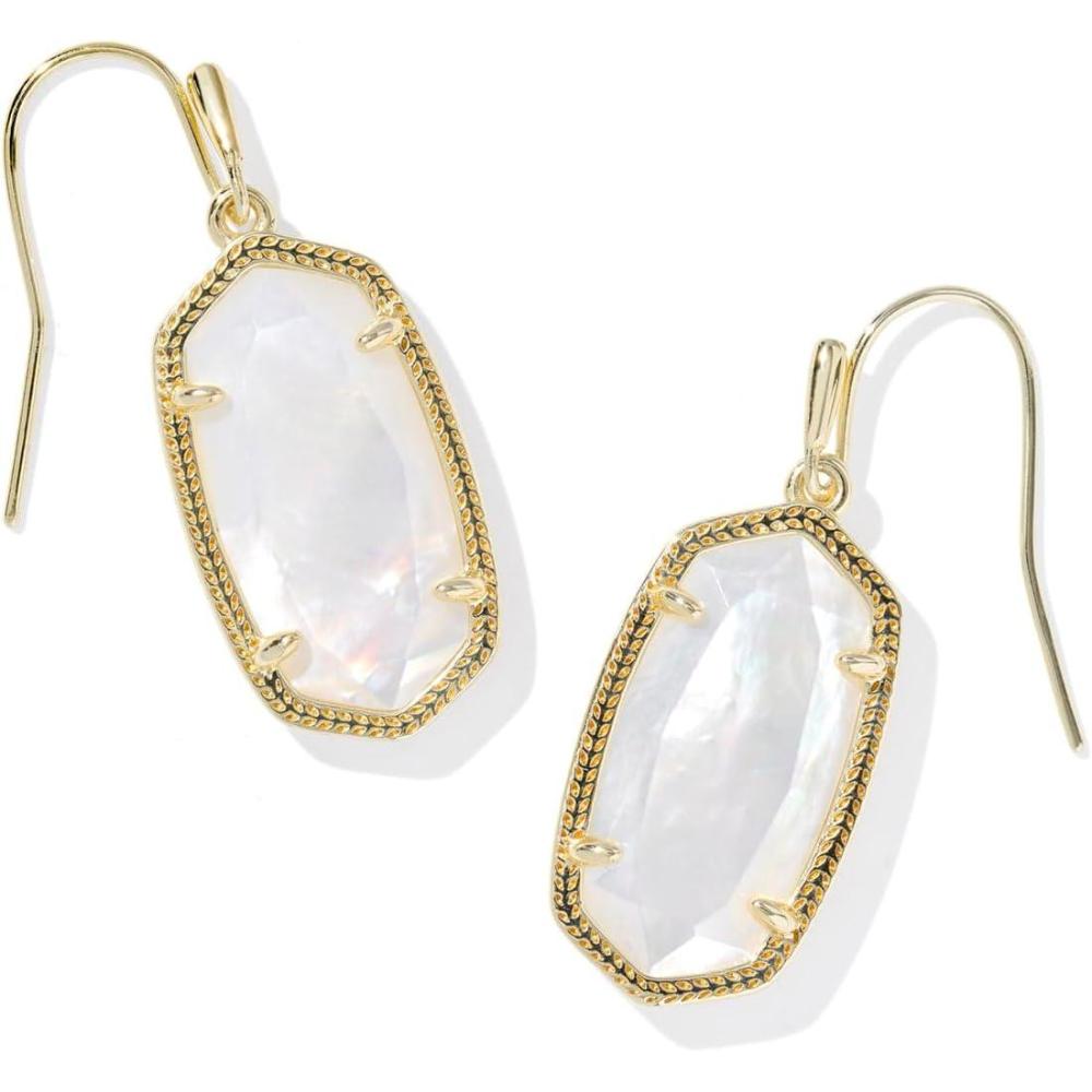 image:imageKendra Scott Dani Drop Earrings for Women Fashion JewelryGOLD  IVORY MOTHER OF PEARL