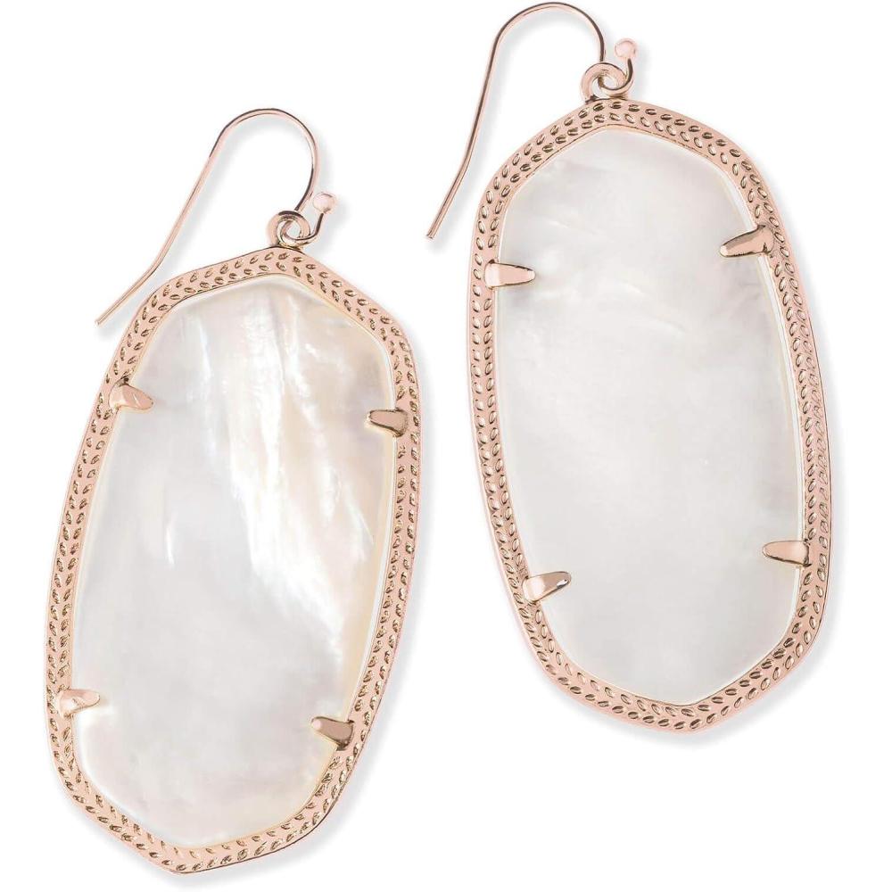image:imageKendra Scott Danielle Statement Earrings for Women Fashion JewelryROSE GOLD  IVORY MOTHER OF PEARL