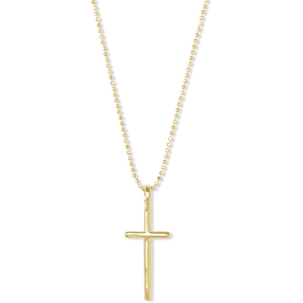 image:imageKendra Scott Davis Cross Charm Necklace in 18k Yellow Gold Vermeil Fine Jewelry for Women
