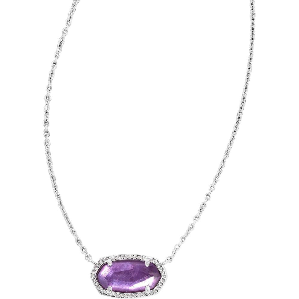 image:imageKendra Scott Elisa Pendant Necklace for Women Fashion Jewelry 14k GoldPlatedRHODIUM PURPLE MICA