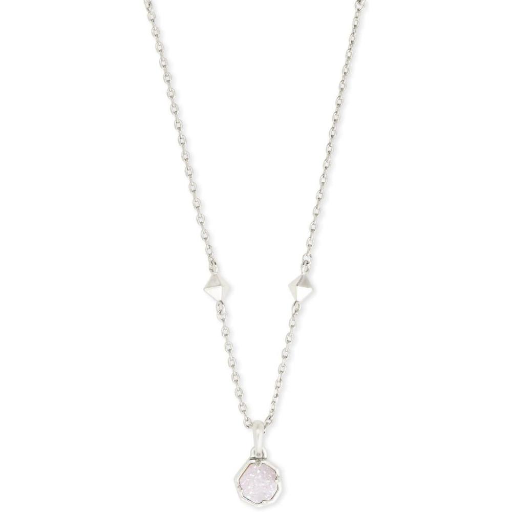 image:imageKendra Scott Nola Pendant Necklace for Women Fashion JewelryRHODIUM IRIDESCENT DRUSY