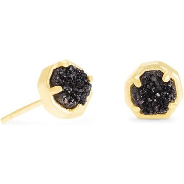 image:imageKendra Scott Nola Stud Earrings for Women Fashion JewelryGOLD BLACK DRUSY