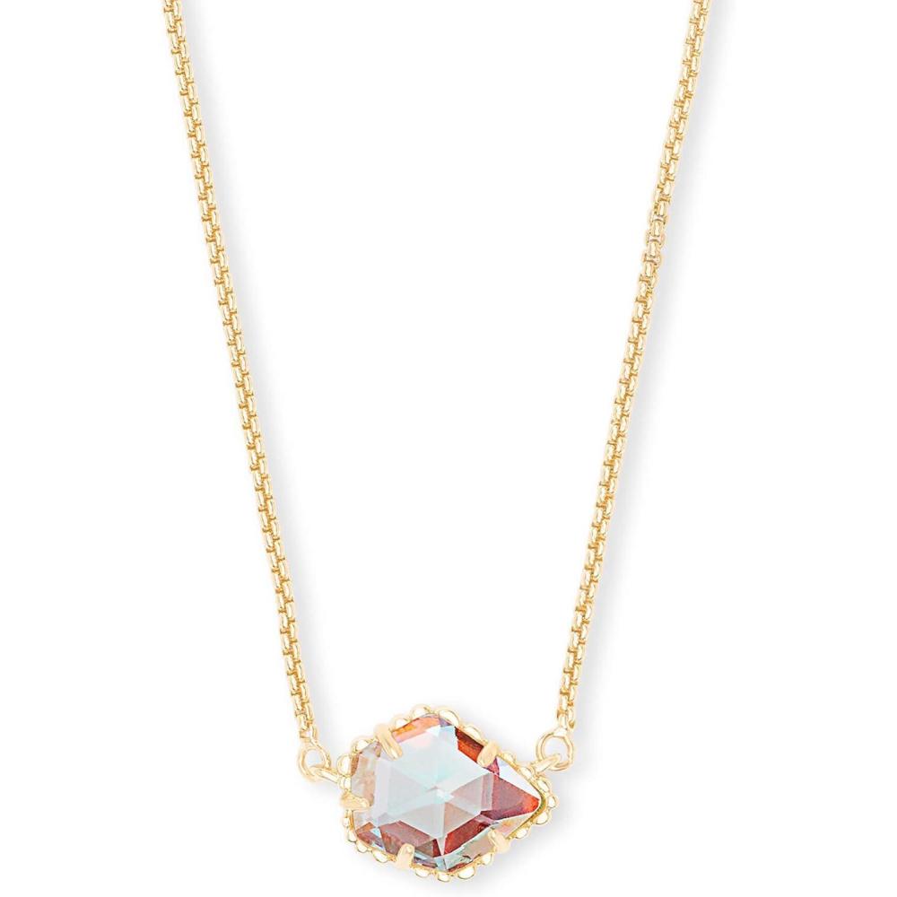 image:imageKendra Scott Tess Pendant Necklace for Women Fashion JewelryGOLD IRIDESCENT DICHROIC GLASS