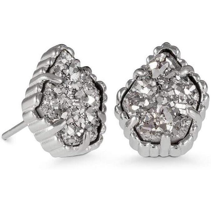 image:imageKendra Scott Tessa Stud Earrings for Women Fashion JewelryRhodium Platinum Drusy