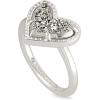 Kendra Scott Ari Heart Band Ring(RHODIUM – PLATINUM DRUSY)
