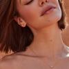 Kendra Scott Ari Heart Stud Earrings for Women, Fashion Jewelry(GOLD – LIGHT PINK DRUSY)