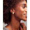 Kendra Scott Ellie Stud Earrings for Women, Fashion Jewelry(RHODIUM – CLEAR BERRY)
