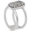 Kendra Scott Elyse Ring for Women, Fashion Jewelry(RHODIUM – PLATINUM DRUSY)
