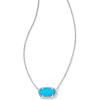 Kendra Scott Elisa Pendant Necklace for Women, Fashion Jewelry, 14k Gold-Plated(Azalea Illusion)