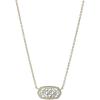 Kendra Scott Elisa Pendant Necklace for Women, Fashion Jewelry, 14k Gold-Plated(Gold/Rhodium/Filigree Mix)