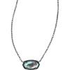 Kendra Scott Elisa Pendant Necklace for Women, Fashion Jewelry, 14k Gold-Plated(Gray Brass)