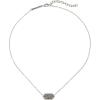 Kendra Scott Elisa Pendant Necklace for Women, Fashion Jewelry, 14k Gold-Plated(Rhodium/Platinum Drusy)