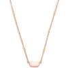 Kendra Scott Fern Pendant Necklace for Women(ROSE GOLD-PLATED)