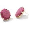 Kendra Scott Morgan Earrings(GOLD – RASPBERRY LABRODITE)